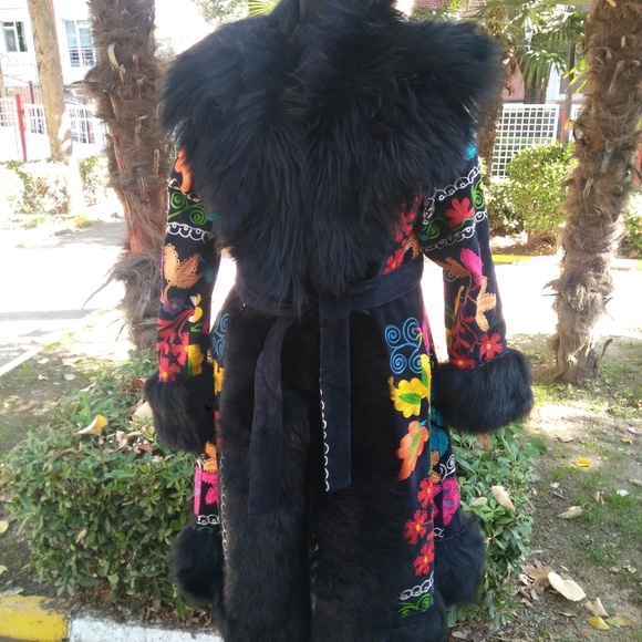 Sheepskin Shearling Coat - Picture 2 of 3